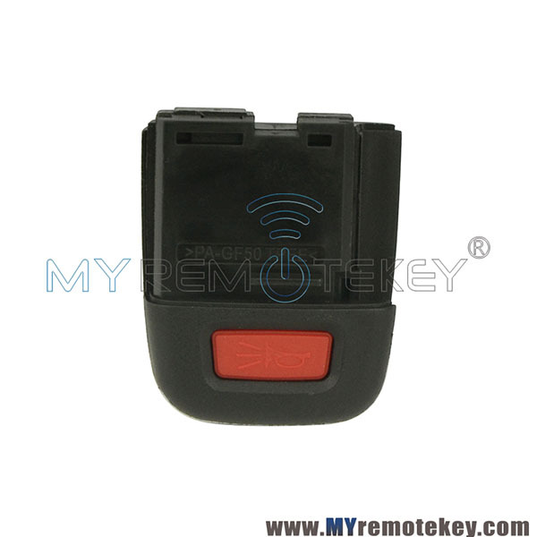 Remote key part for Pontiac G8 4 button with panic 315mhz