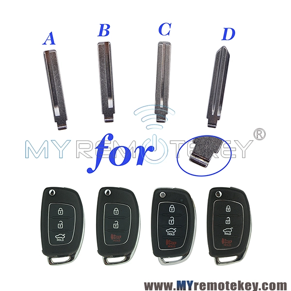 Flip car key blade for Kia Optima Sorento Forte Soul