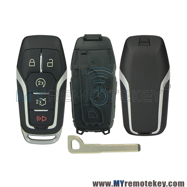 Smart remote key case 5 button 164-R7989 for Ford Edge Explorer Fusion 2015 2016 2017 M3N-A2C31243300 164-R8119 5926056