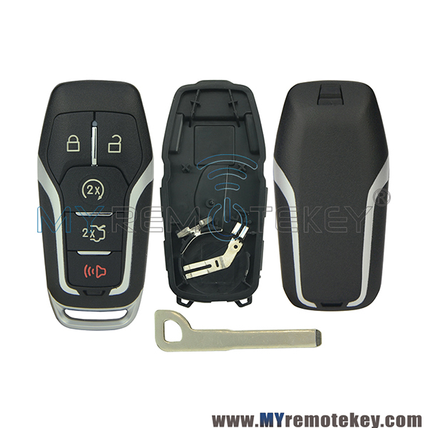 Smart remote key case 5 button 164-R7989 for Ford Edge Explorer Fusion 2015 2016 2017 M3N-A2C31243300 164-R8119 5926056