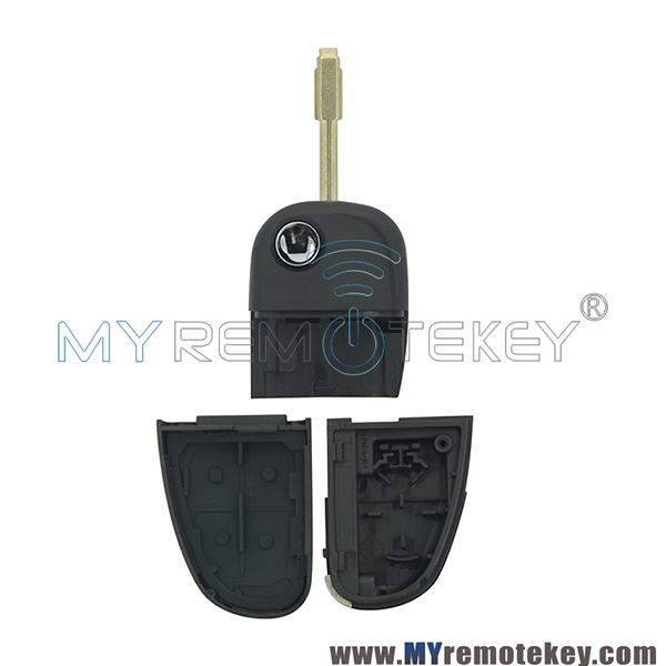 Flip remote key shell case cover for Jaguar X S XJ XK NHVWB1U241 FO21 profile 4 button