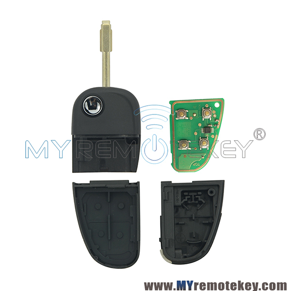 1X43-15K601-AF Flip remote key for Jaguar S-Type X-Type XJ8 FO21 profile 4 button ID60 Glass NHVWB1U241