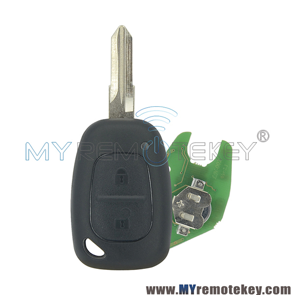 Remote key for Renault Kangoo 2003 - 2007 2 button VAC102 433mhz ID46 - PCF7946 ASK