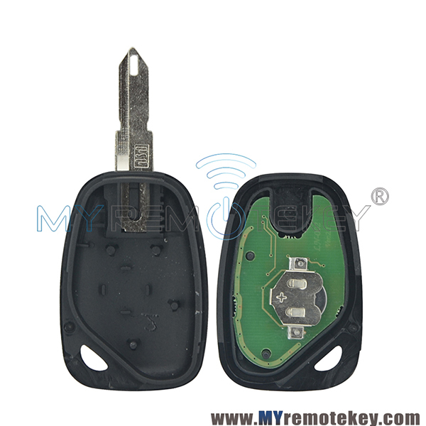 Remote key for Renault Master Traffic 2002 - 2010 2 button NE73 433mhz ID46 - PCF7946 ASK