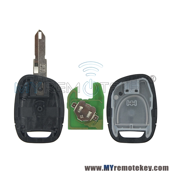 Remote car key 1 button for Renault Clio II 2001 2002 2003 2004 2005 ID46 - PCF7946 chip 433 Mhz NE73