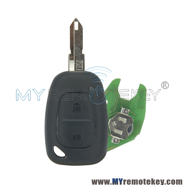 Remote key for Renault Master Traffic 2002 - 2010 2 button NE73 433mhz ID46 - PCF7946 ASK