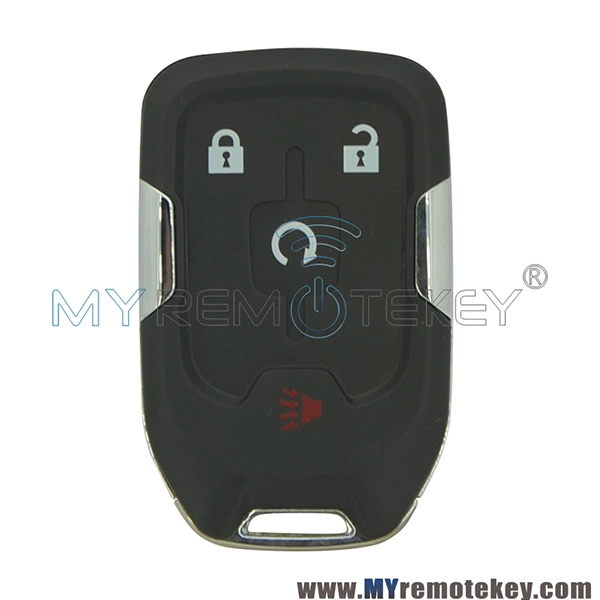 Replacement smart car key shell case for 2015 GMC Yukon Chevrolet Suburban Tahoe HYQ1AA 4 button