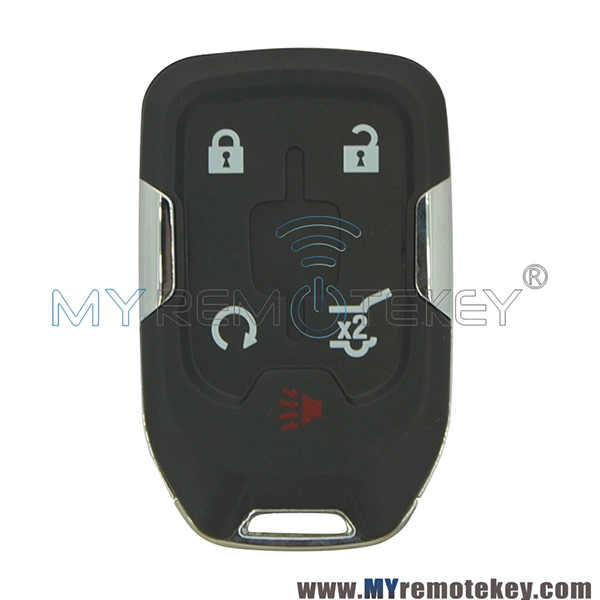 Replacement smart car key shell case for 2015 GMC Yukon Chevrolet Suburban Tahoe HYQ1AA 5 button