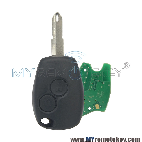 Remote car key 2 button NE73 433 mhz for Renault PCF7947 ASK Genuine circuit board