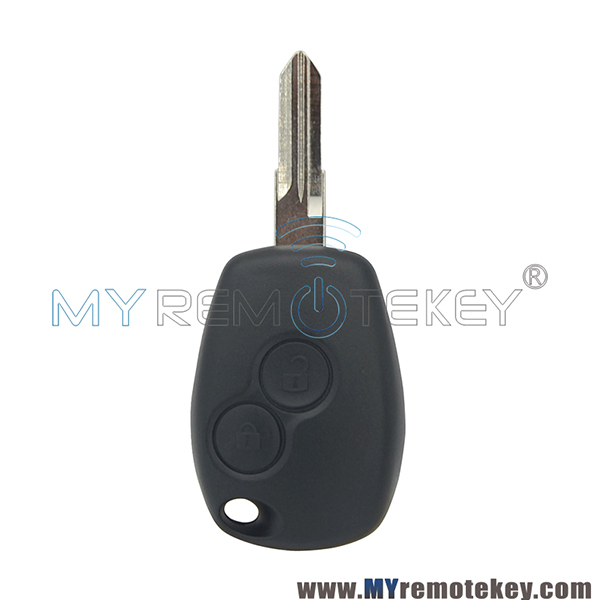 Remote car key 2 button VAC102 433 mhz for Renault PCF7947 ASK Genuine circuit board