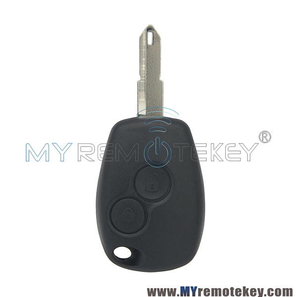 Remote car key PCF7946 or PCF7947 ASK or PCF7926 2 button NE73 433mhz for Renault