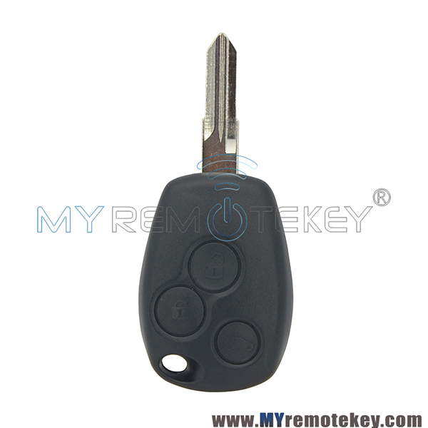 Remote car key 3 button VAC102 PCF7947 ASK or PCF7926 433mhz for Renault