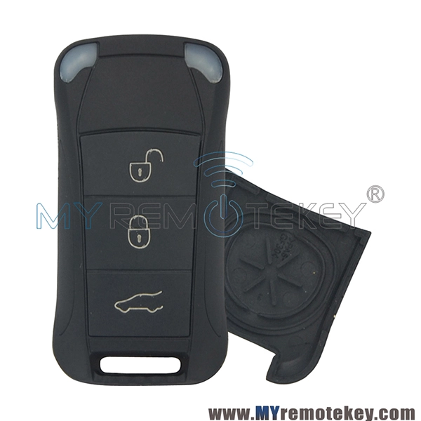 Remote flip key case shell for Porsche Cayenne 3 button