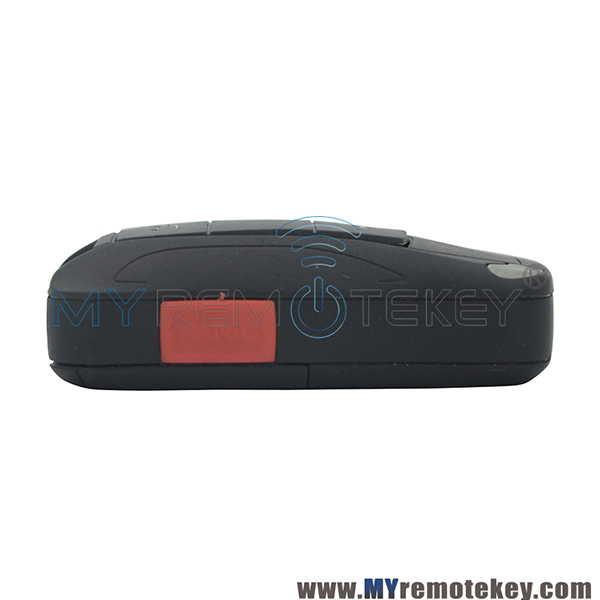 Remote flip key case shell 2 button with panic for Porsche Cayenne