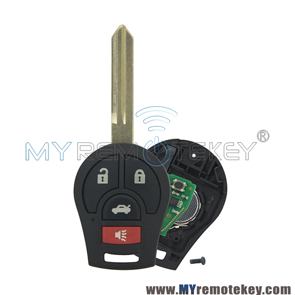 Remote key 3 button with panic for 2008 - 2014 Nissan Cube Rogue Juke Versa 315mhz 434mhz with ID46 chip CWTWB1U751