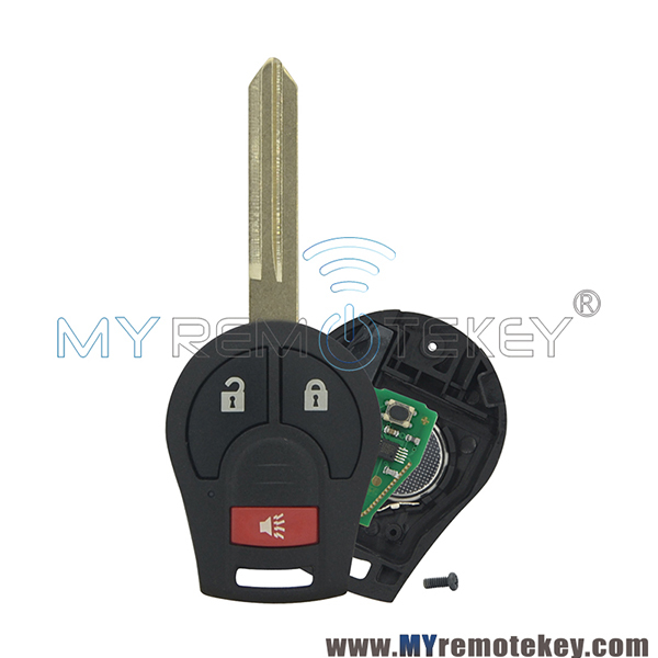 Remote key 2 button with panic for 2008 - 2013 Nissan Cube Rogue 315mhz 434mhz with ID46 chip CWTWB1U751