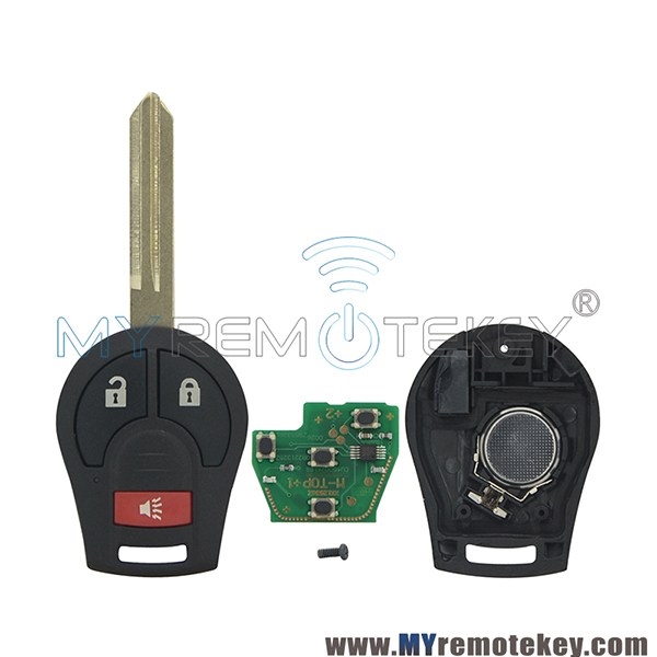 Remote key 2 button with panic for 2008 - 2013 Nissan Cube Rogue 315mhz 434mhz with ID46 chip CWTWB1U751