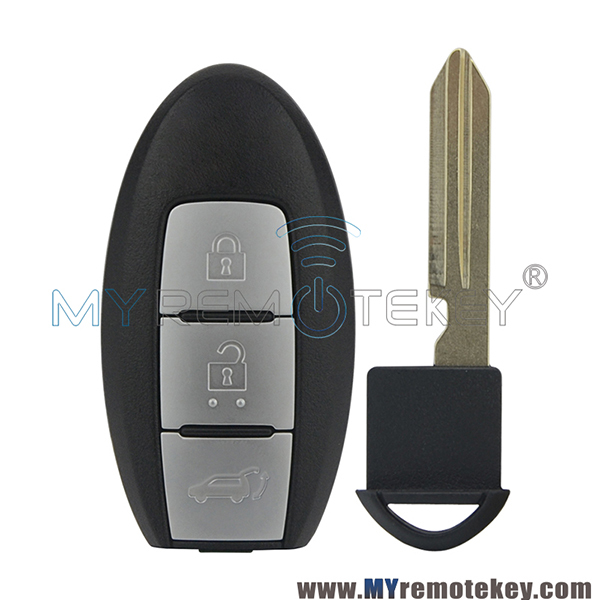 CMIIT ID: 2014DJ0986  S180144305  Nissan Murano 3 Button FSK433.92 MHz Smart Key (SUV)  PCF7953M  HITAG AES  4A CHIP  NSN14 3 Buttons
