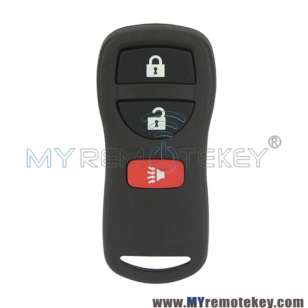 Remote fob for 2002 - 2006 Nissan Quest Armada Titan Xterra Fontier Pathfinder 3 button KBRASTU15 315mhz 434mhz