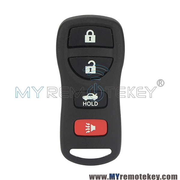 Remote fob for Nissan Maxima 2002 - 2006 4 button KBRASTU15 315mhz 434mhz