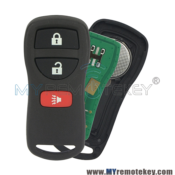 Remote fob for 2002 - 2006 Nissan Quest Armada Titan Xterra Fontier Pathfinder 3 button KBRASTU15 315mhz 434mhz