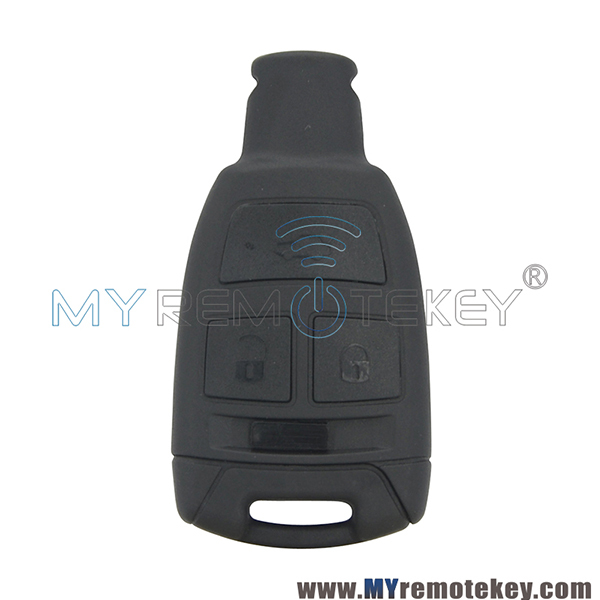 Smart car key case shell 3 button for Fiat Croma