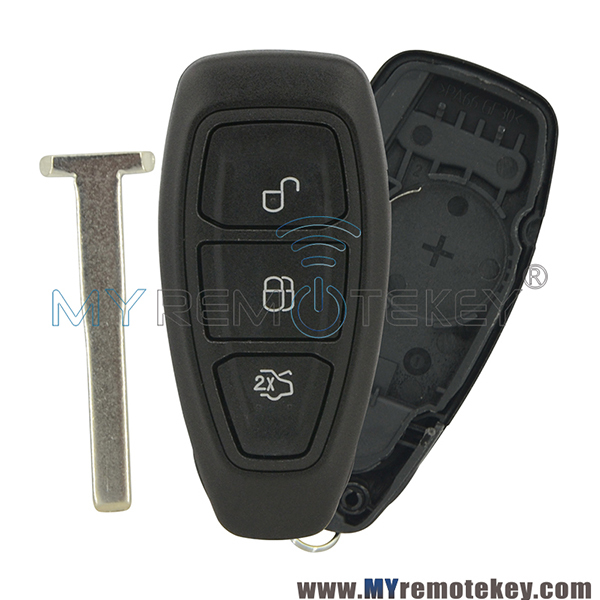 Smart car key shell case 3 button for Ford Kuga mondeo Fiesta Focus 2007 - 2012