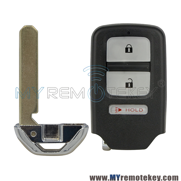 For Honda Accord Crider smart key with emergency key 3 button