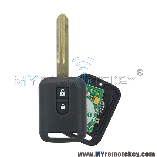 Remote key 2 button 315Mhz without chip for Nissan Micra Navara Almera Qashqai Patrol X-trail