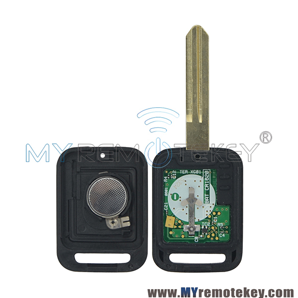 Remote key 3 button 315Mhz without chip for Nissan 350Z Navara Pathfinder Micra Almera Note X-Trial Qashqai