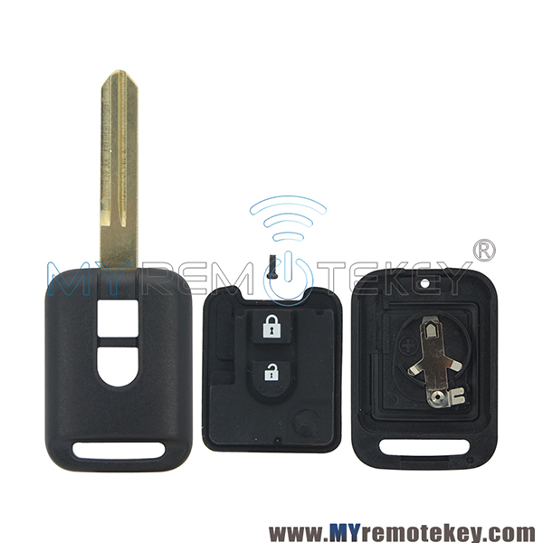 Remote car key case for Nissan 350z Z33 2 button