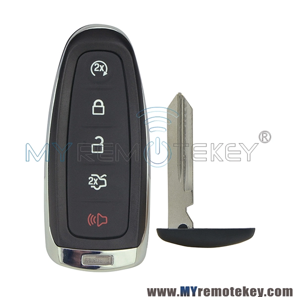 Smart remote key shell case cover key insert for Ford Explorer Edge Taurus Flex M3N5WY8610 5 button 2011 2012 2013 2014 2015