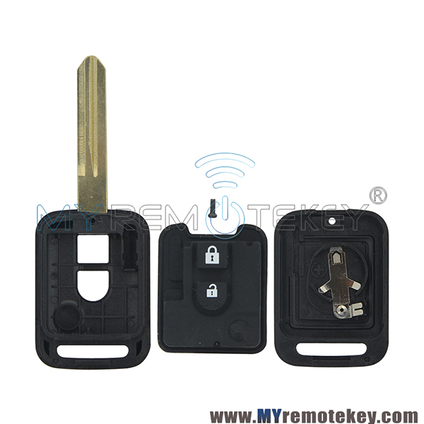 Remote car key case for Nissan 350z Z33 2 button