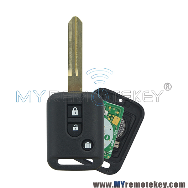 Remote key 3 button 315Mhz without chip for Nissan 350Z Navara Pathfinder Micra Almera Note X-Trial Qashqai