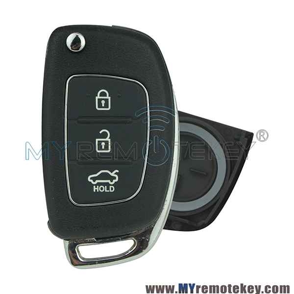 Flip remote key shell case 3 button for Hyundai i20 i30 IX35