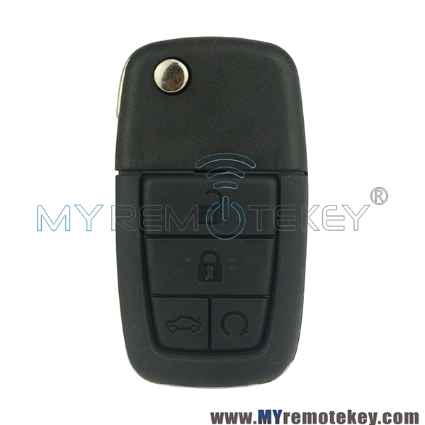 Flip remote key shell case for Pontiac G8 5 button