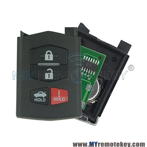 BBM4-67-5RY Remote car key remote part 315mhz 4 button for Mazda 3 5 6 MX-5 Miata RX-8 CX-7 CX-9 2005 - 2012 BGBX1T478SKE12501