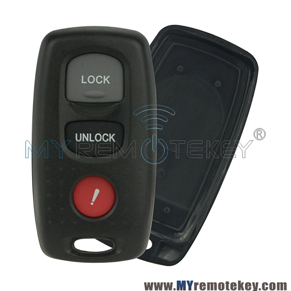 KPU41846 Remote key fob shell case 3 button for Mazda 3 6 2004 2005