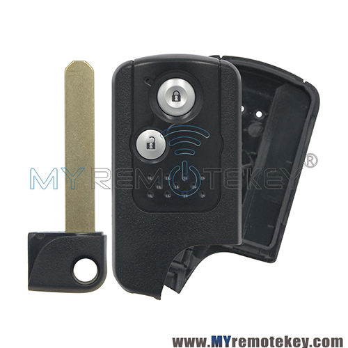 Smart key blank shell case 2 button for Honda Fit CRV 2009 2010 2011