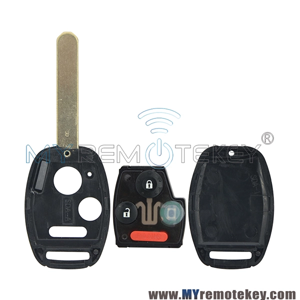 OUCG8D-380H-A Remote head key 2 button with panic 313.8Mhz 315mhz ID46 chip for Honda Ridgeline Odyssey Fit Accord 35111-SHJ-305