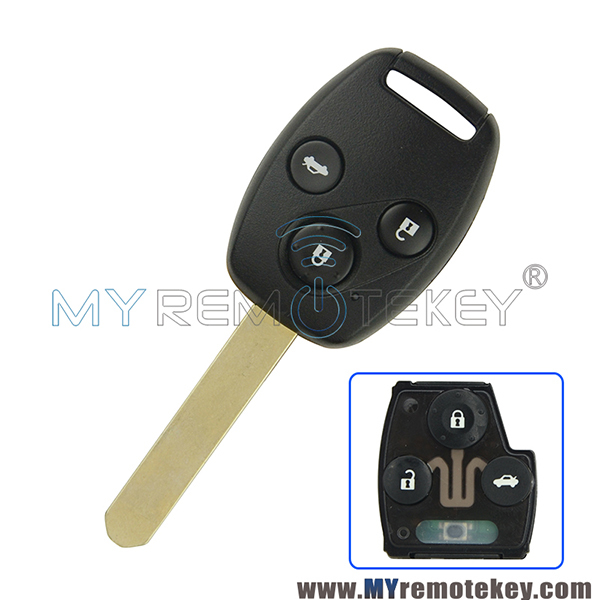 OUCG8D-380H-A Remote key 3 button 434Mhz for Honda Accord CRV FIT CIVIC ODYSSEY