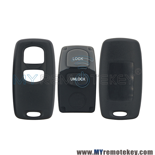 Remote key fob shell 2 button for Mazda 2 3 6 323 626