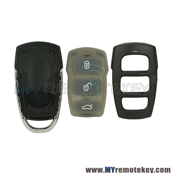 Remote fob shell case cover for Hyundai Kia 3 button