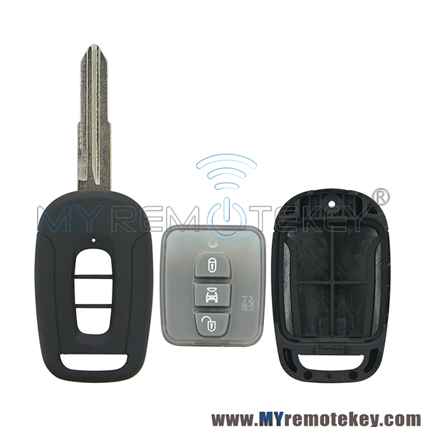 Remote car key for Chevrolet Captiva Opel Antara 2006 2007 2008 2009 3 button 433Mhz With ID46 Chip