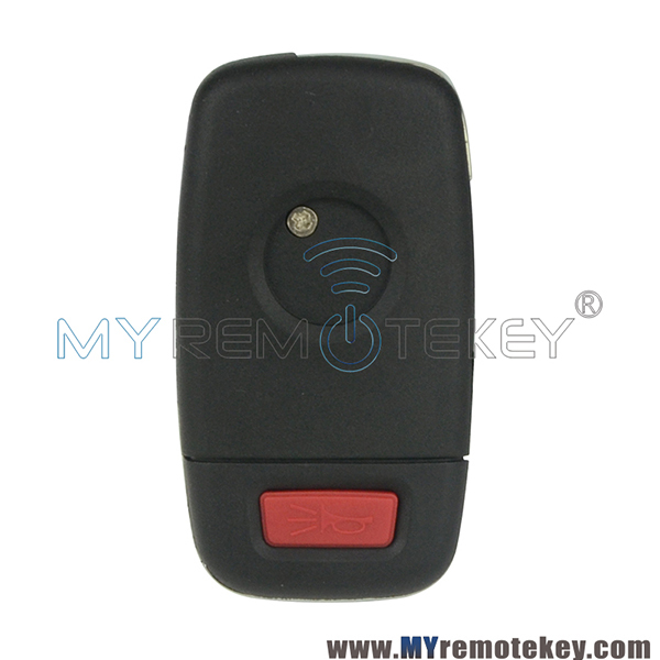 Flip remote key shell case for Pontiac G8 5 button