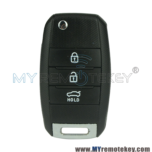 Flip remote key 3 button 434Mhz for Kia Sorento Carens 2013 2014