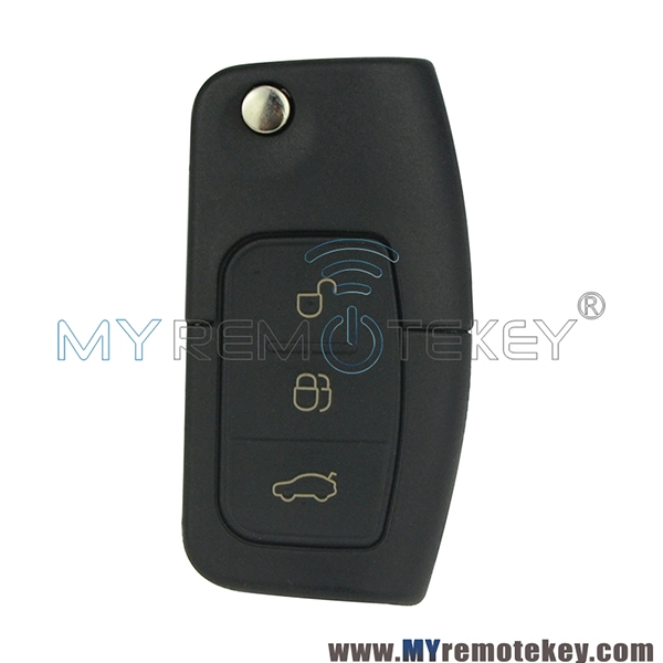 Flip remote car key for Ford B-Max Fiesta Focus Galaxy Kuga S-Max 2008 2009 2010 2011 HU101 433mhz ASK 3M5T15K601AB