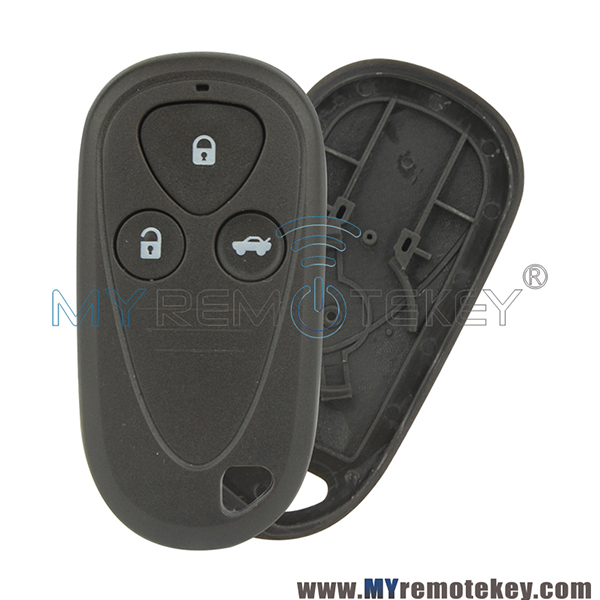 Remote fob shell 3 button for Acura