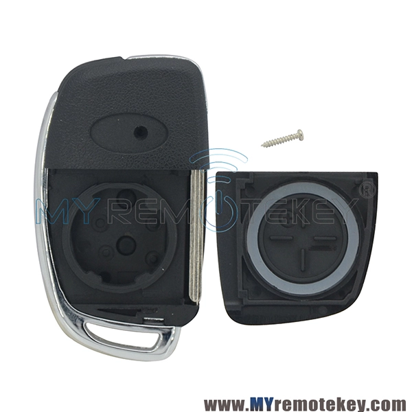 Flip remote key shell case for Hyundai SANTA FE Tucson ix35 3 button with panic