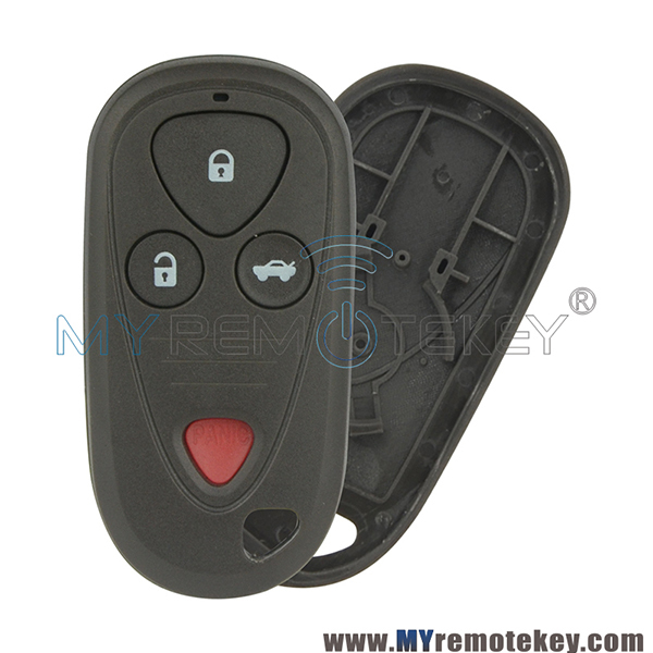 E4EG8D-444H-A, OUCG8D-387H-A Remote fob shell 3 button with panic for Acura CL RL TL TSX